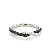 White and Black Diamond Band